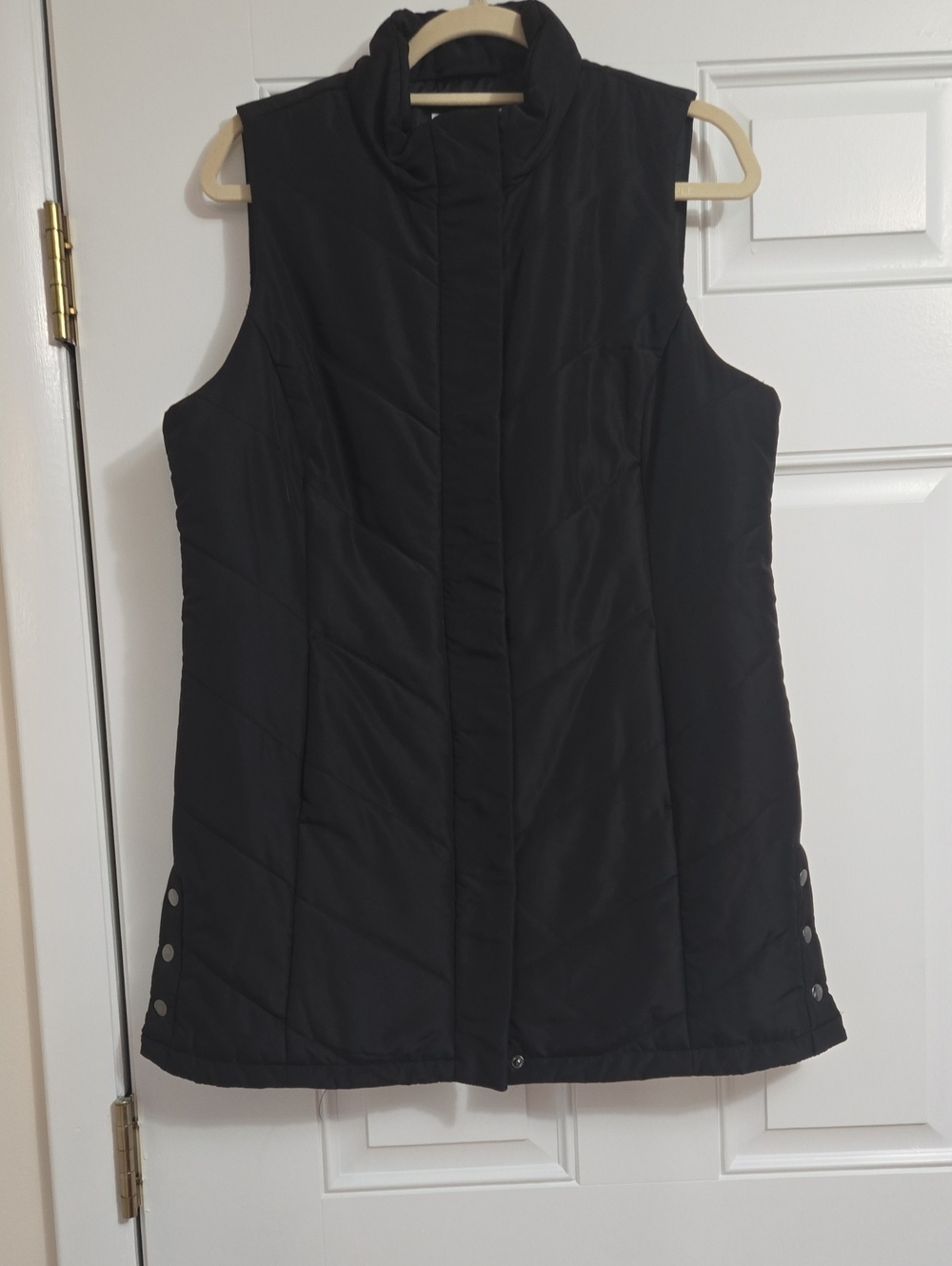 Christopher & Banks Long Puffer Vest, M